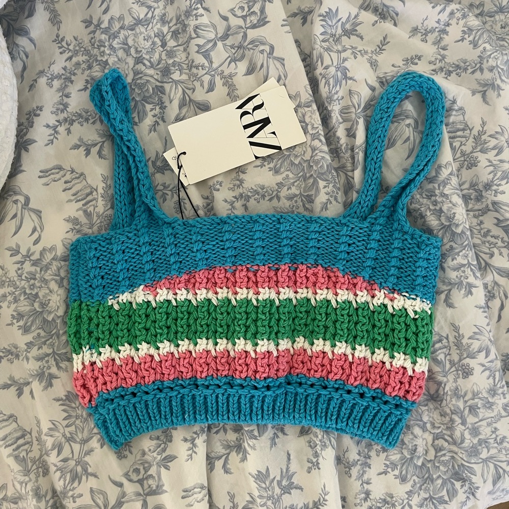ZARA CROCHET TOP